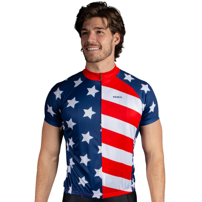 American Flag Men's Sport Cut Jersey