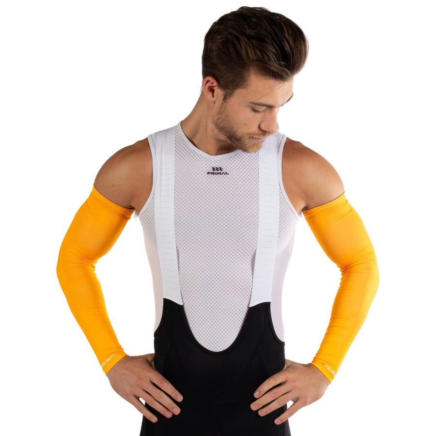Orange Highlighter Lightweight Sun Sleeves