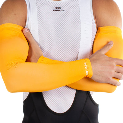 Orange Highlighter Lightweight Sun Sleeves