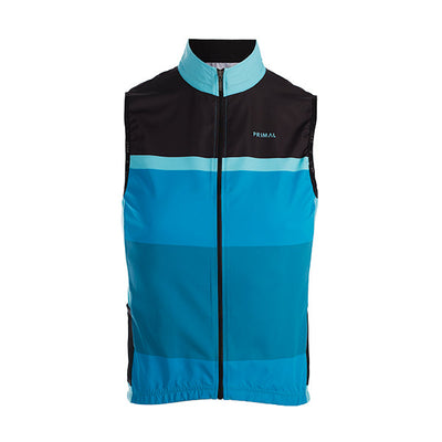 Randonneur Blue Men's 4 Pocket Wind Vest