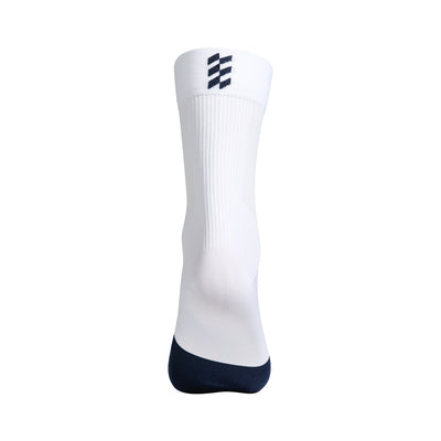 Alitios White + Navy Tread Socks