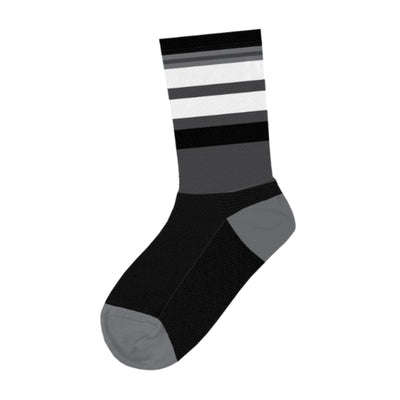 Grey Line Tall Socks
